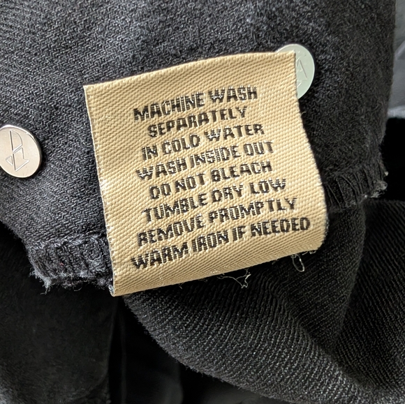 Black Distressed Denim Floral Patch Overalls Indie Boho Chic Cottage core Large - Picture 6 of 15